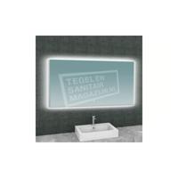 Soul spiegel rechthoek met LED, dimbaar en spiegelverwarming 140 x 80 cm - thumbnail