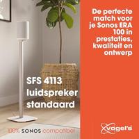 Vogel&apos;S SFS 4113 VOOR SONOS ERA 100 Audio vloerstandaard Wit - thumbnail