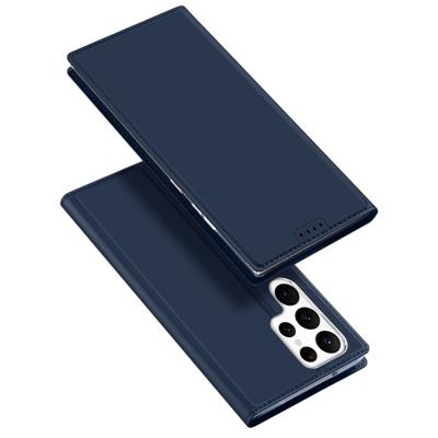 Dux Ducis - Samsung Galaxy S23 Ultra - Slim bookcase hoesje - Donkerblauw Dux Ducis - Samsung Galaxy S23 Ultra - Slim bookcase hoesje - Donkerblauw