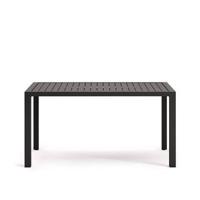 Kave Home Tuintafel 'Culip' 150 x 77cm, kleur Donkergrijs - thumbnail