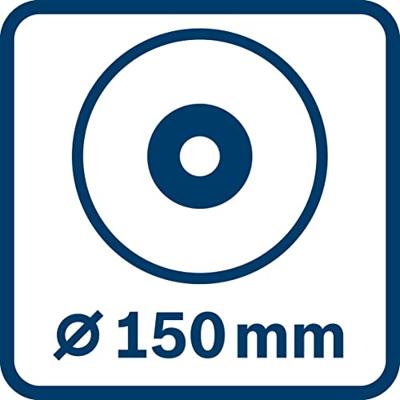 Bosch Professional GWS 17-150 PS Haakse Slijper 150mm 1700W - 06017D1600 - thumbnail