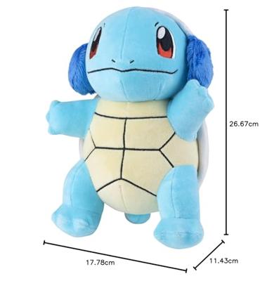 Pokemon Pluche - Squirtle with Ear Muff