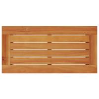 Tuinbijzettafel met glazen blad 58x27,5x55 cm poly rattan grijs - thumbnail