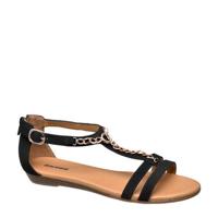 Graceland sandalen zwart/goud - thumbnail