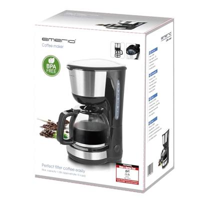 Emerio CME-122933 Koffiezetapparaat RVS/Zwart