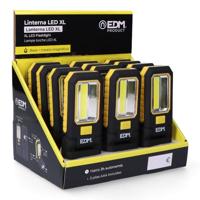 EDM LED zaklamp met haak+magneet plastic 3xAAA - 5710040 - thumbnail