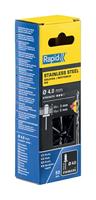 Rapid Blindklinknagels RVS | Ø4 x 8 mm | Incl. Boor | 50 Stuks - 5001460 - thumbnail