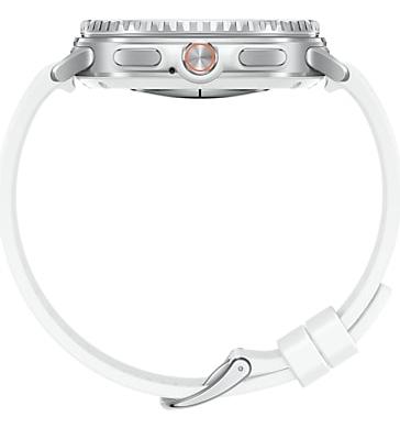 Samsung Galaxy Watch 8 Classic 3,3 cm (1.3") AMOLED 46 mm Digitaal 438 x 438 Pixels Touchscreen 4G Zilver Wifi GPS