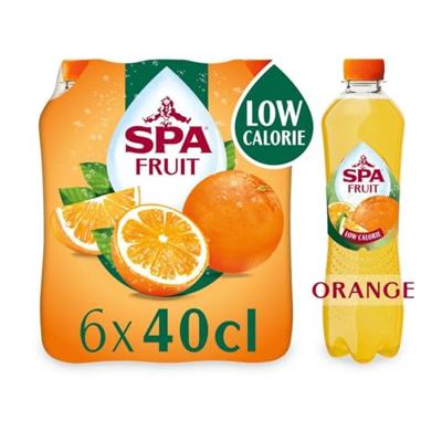 Spa - Fruit Sparkling Orange - 6x 400ml Spa - Fruit Sparkling Orange - 6x 400ml
