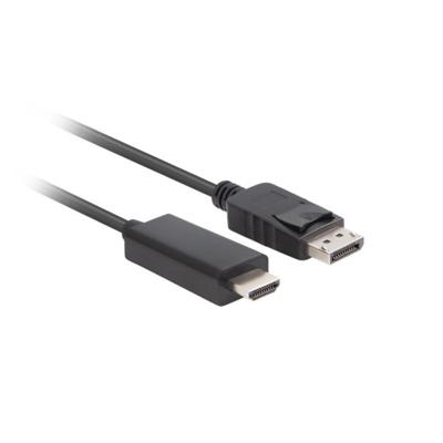 Lanberg CA-DPHD-11CC-0050-BK tussenstuk voor kabels DisplayPort HDMI Zwart