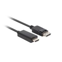 Lanberg CA-DPHD-11CC-0050-BK tussenstuk voor kabels DisplayPort HDMI Zwart - thumbnail