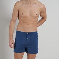 2-pak wijde heren boxershorts - 2675 - Losse boxerhort mannen - 100% katoen - XL - Blauw - Onderbroek heren heren heren heren heren heren heren - thumbnail