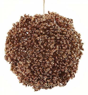 CF label kersthanger Allium 10 cm zijde roze CF label kersthanger Allium 10 cm zijde roze