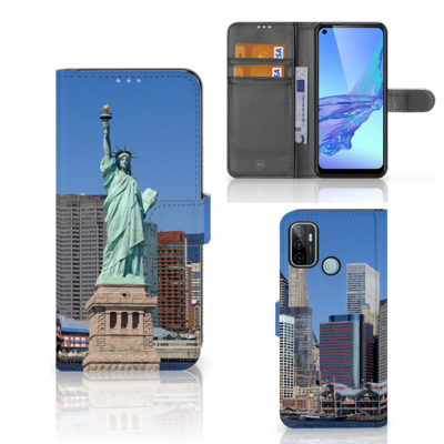 OPPO A53 | OPPO A53s Flip Cover Vrijheidsbeeld OPPO A53 | OPPO A53s Flip Cover Vrijheidsbeeld