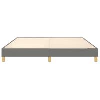 Boxspringframe stof donkergrijs 180x200 cm - thumbnail