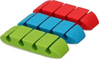 Cablehome Kabelhouder Zelfklevend 135359 Groen, Rood, Blauw 3 stuk(s) - thumbnail