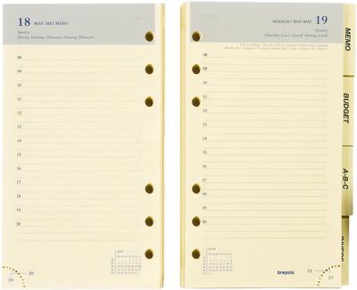 Brepols Brefax 11 vulling agendagedeelte, 2026