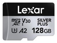 Lexar MicroSDXC Silver Plus UHS-1 128GB V30 R205/W100MB/s... - thumbnail
