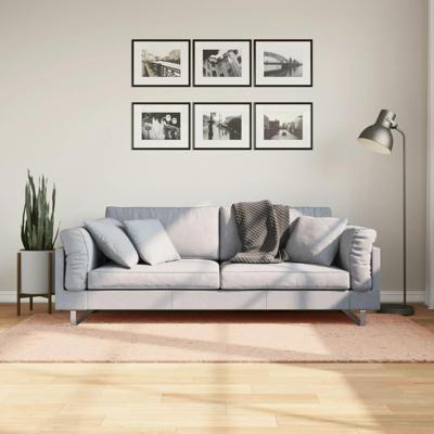 VidaXL Vloerkleed huarte laagpolig zacht wasbaar 100x200 cm roze