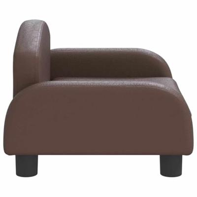 VidaXL Hondenmand 50x40x30 cm kunstleer bruin VidaXL Hondenmand 50x40x30 cm kunstleer bruin