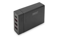 Digitus DA-10195 USB-oplader 72 W 1x USB-C, 3x USB-A USB PD Zwart Binnen USB Power Delivery (USB-PD) - thumbnail