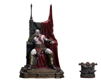Throne Legacy God of War Series Statue 1/3 Ragnarok Young Thyself Kratos Bonus Version 91 cm