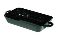 Riess Ovenschaal met handgrepen - emaille - 33 cm - thumbnail