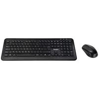 Targus AKM610FR Set met toetsenbord en muis Radiografisch AZERTY, Frans Zwart - thumbnail