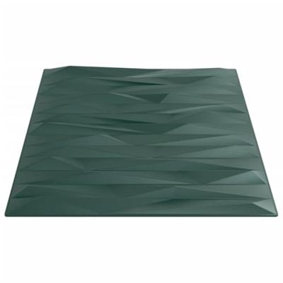 VidaXL 12 st wandpanelen steen 3 m² 50x50 cm xps groen
