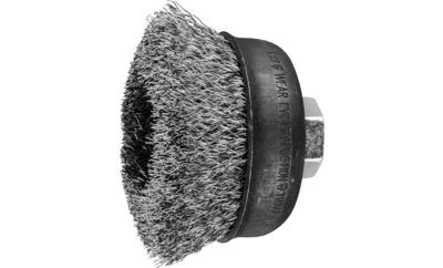 PFERD TOOLS Komborstel ongetordeerd TBU Ø 75 mm M14 Ø roestvrijstalen draad 0,30 voor haakse slijpers POS TBU 75/M14 INOX 0,30 43469003 1 stuk(s)