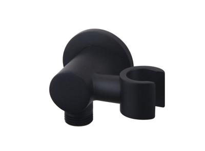 Handdouchehouder Wiesbaden met doucheaansluiting en kantelbare opsteek 1/2" Zwart