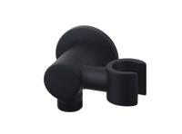 Handdouchehouder Wiesbaden met doucheaansluiting en kantelbare opsteek 1/2" Zwart - thumbnail