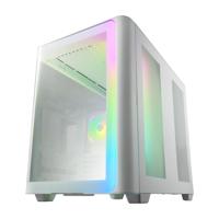FSP Fortron POC0000255 Midi-tower Gaming-behuizing Wit Zijvenster - thumbnail