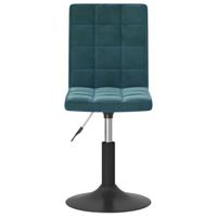 Eetkamerstoelen draaibaar 6 st fluweel blauw - thumbnail