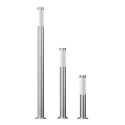 VidaXL 3-delige tuinlampenset waterdicht roestvrij staal