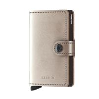Secrid Miniwallet Portemonnee Metallic champagne & brown Dames portemonnee - thumbnail