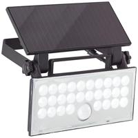 Brilliant Luton G40421/06 Wandlamp op zonne-energie met bewegingsmelder LED 6 W Zwart - thumbnail