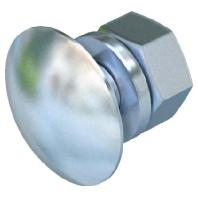 OBO Bettermann FRS 10X20 F 6407471 Platbolschroef 10 mm 20 mm Staal Thermisch verzinkt 50 stuk(s)