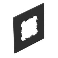 OBO Bettermann T8NL P1 9011 Afdekplaat - thumbnail