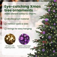 VidaXL Kunstkerstboom groen 240 cm pvc en metaal en plastic - thumbnail