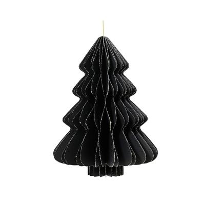 Kerstboom Decoris Zwart Papier Ø 30 x 40 cm