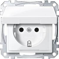 Merten MEG2310-0319 Wandcontactdoos System M Polair-wit 1 stuk(s) - thumbnail