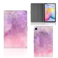 Hoes Samsung Galaxy Tab S6 Lite | S6 Lite (2022) Pink Purple Paint - thumbnail