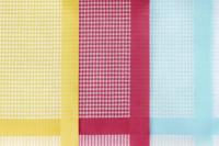 12 stuks Dames zakdoeken - Happy Colours - Vrolijke vrouwen zakdoeken katoen - thumbnail