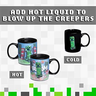 Minecraft Heat Change Mug - Creeper