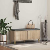 Halbank met kussen met opslag Sonoma Eiken 60 x 38 x 46 cm - thumbnail