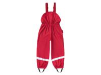 Playshoes Peuters meisjes / jongens regen-tuinbroek met reflectoren (Rood, 110/116) - thumbnail