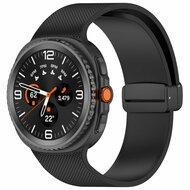 D-buckle sportband - Zwart - Samsung Galaxy Watch 8 Classic - 46mm - thumbnail