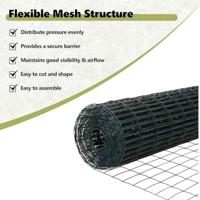 VidaXL Euro hek groen 0,4 x 25 m pvc-gecoat ijzer - thumbnail