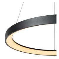 Lucide VIDAL - Hanglamp - Ø 58 cm - LED Dimb. - 1x48W 2700K - Zwart - thumbnail